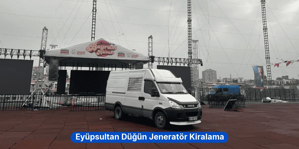 Eyüpsultan Düğün Jeneratör Kiralama